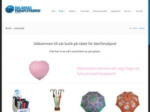 Dalarnas Paraplyfabrik | Delar av sortiment