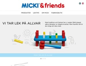 Micki Leksaker | Delar av sortiment