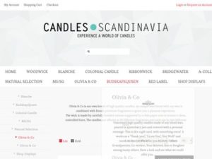 Olivia & Co | Candles Scandinavia